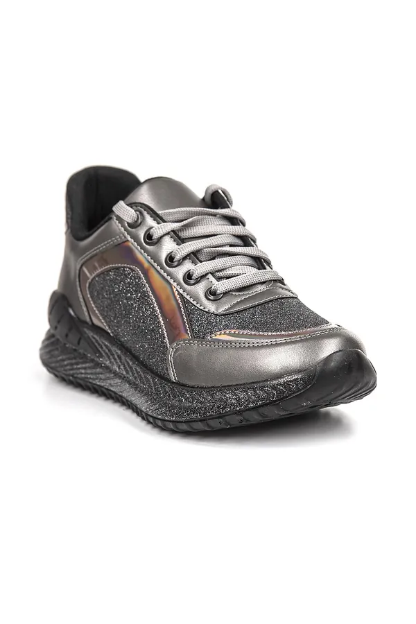 Antrasit Simli Sneaker
