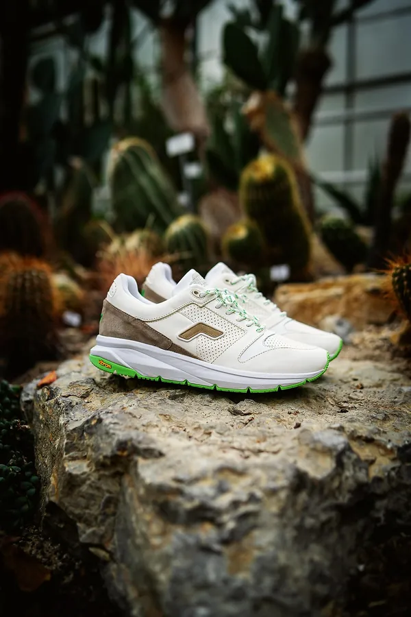 Beyaz Yeşil Detaylı Sneaker