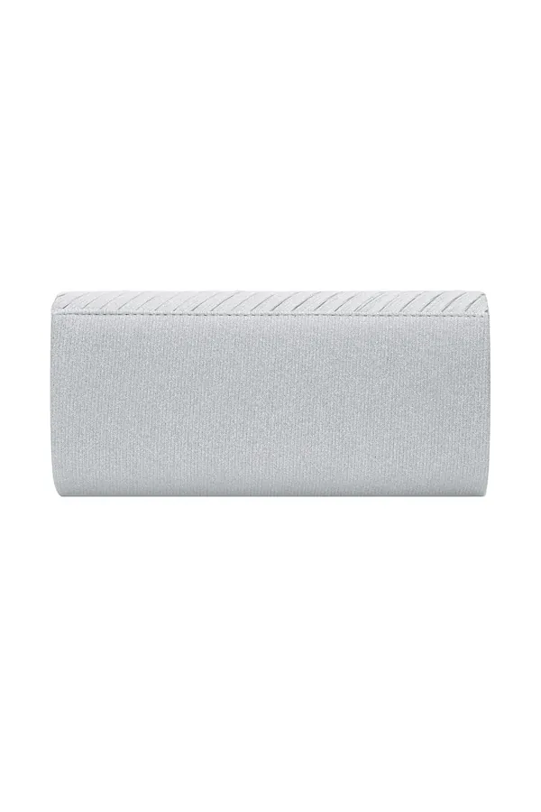 Gümüş Simli Zarf Clutch