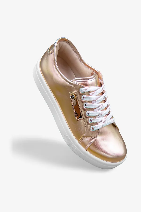 Rose Gold Metalik Sneaker