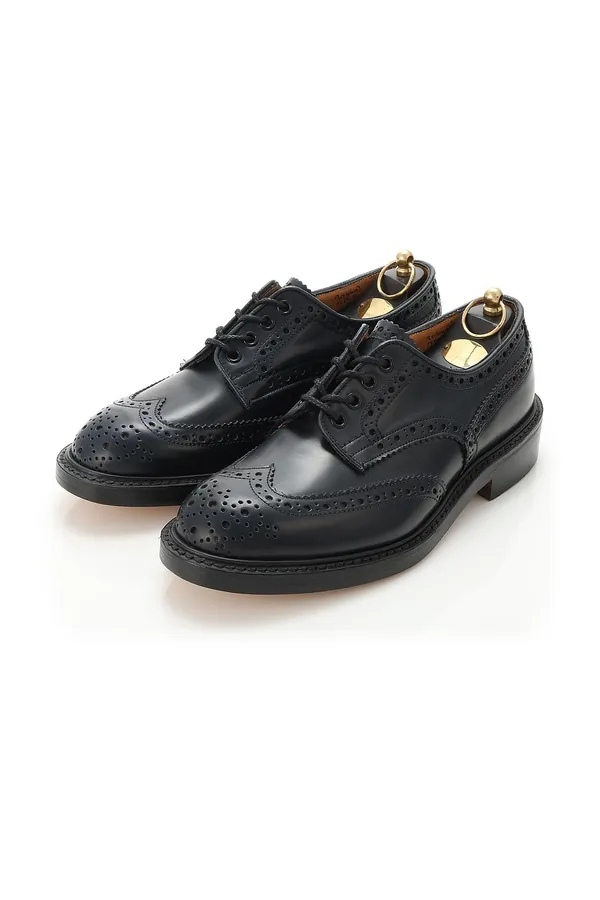 Siyah Deri Brogue Oxford