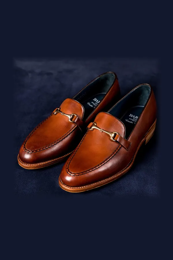 Taba Deri Tokalı Loafer